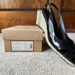Cole Haan |  Elly Espadrille II – Black Textured Pattern (Size 11B)